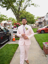 Elegant 2 Pieces Shawl Label Prom Men Suits One Button Prom Tuxedo