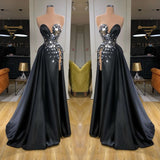 Amazing Crystal Long Prom Dress With Split On Sale Sweetheart-ballbellauk