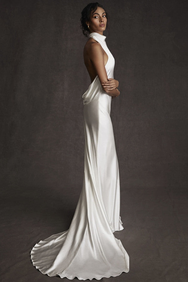 stunning backless dresses Amazon.com: RARITYUS Women's Sexy Cowl Neck Backless Maxi Dress Elegant Satin Bowknot Long Dress Cocktail Party Evening Gown : Clothing, Shoes & Jewelry