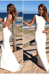 Beautiful Sleeveless Mermaid Spandex Long Prom Dress-ballbellauk