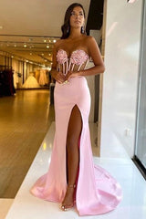 Beautiful Woven Satin With Appliques Sweetheart Sleeveless Prom Dress-ballbellauk