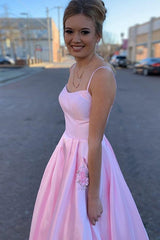 Glamorous Party Dress Ruffles Spaghetti-Straps Sleeveless Long Prom Dress-ballbellauk