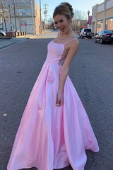 Glamorous Party Dress Ruffles Spaghetti-Straps Sleeveless Long Prom Dress-ballbellauk