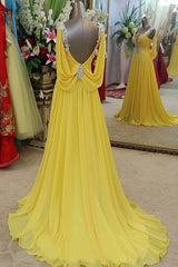 Gorgeous Straps Beading Sleeveless Evening Dress Chiffon-ballbellauk