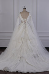 Luxurious Beadings Wedding Dress Tulle Sleeveless Sequined Bridal Gowns Sweetheart-ballbellauk