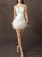 Sequined Wedding Dresses-Ballbella