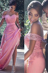 SheathOff-the-Shoulder Sleeveless Lace NS Elastic Woven Elegant Evening Dress-ballbellauk