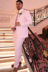 Elegant 2 Pieces Shawl Label Prom Men Suits One Button Prom Tuxedo