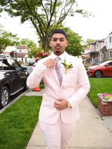 Elegant 2 Pieces Shawl Label Prom Men Suits One Button Prom Tuxedo