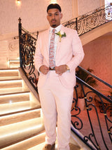 Elegant 2 Pieces Shawl Label Prom Men Suits One Button Prom Tuxedo