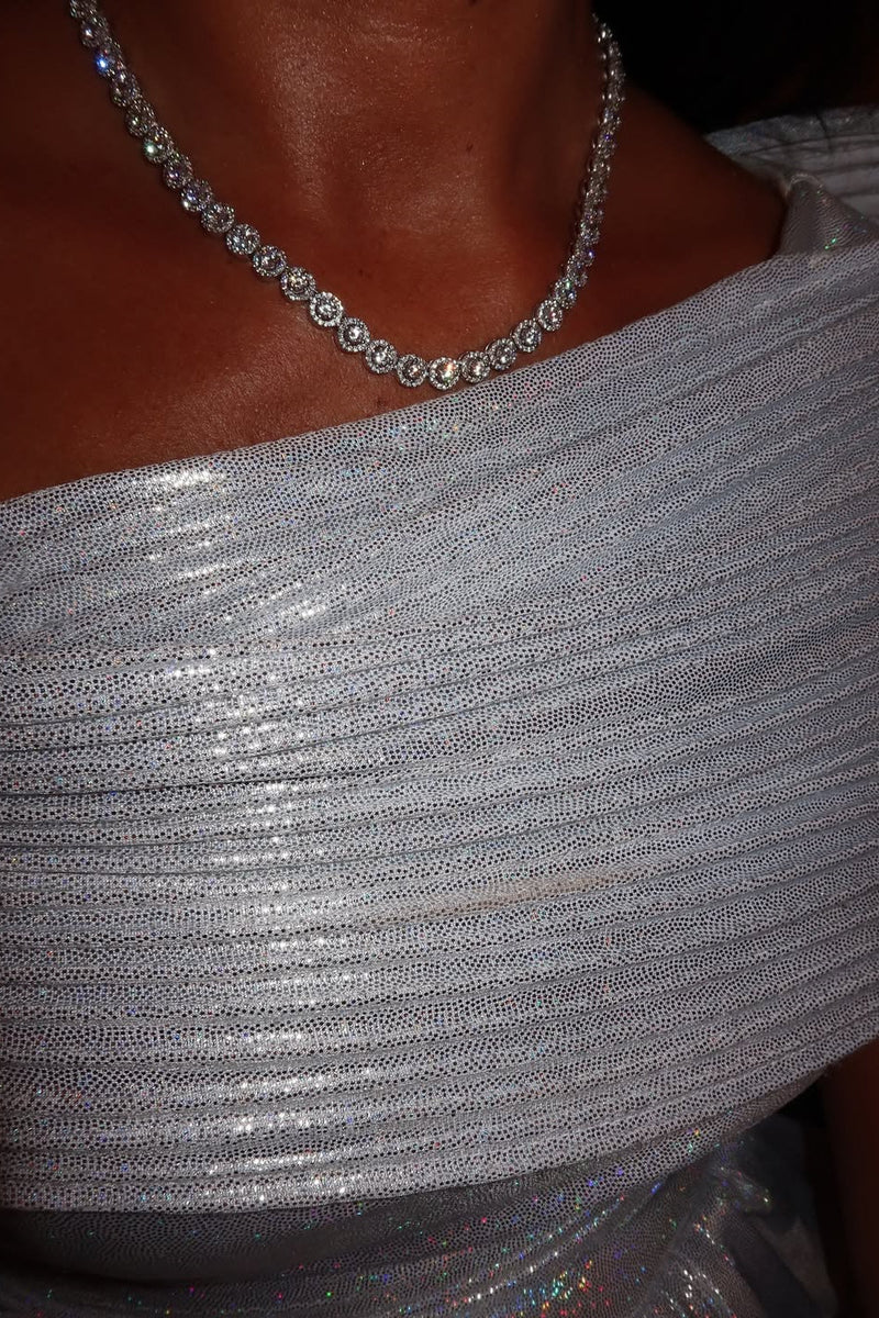 Gorgeous Silver Portrait Sleeveless Sequins Prom Dresses High Split Long On Sale