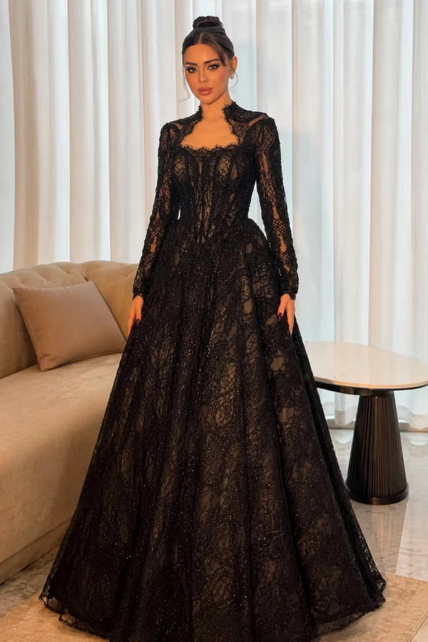 black and grey prom dresses Strapless Long Ball Gown with Removable Sleeves Maxi/Gowns The sweetheart neckline provides Select Shoe Size:43.5 3 Smart Casual Styles
