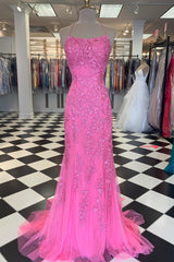Amazing Mermaid Prom Dress UK With Tulle and Appliques-ballbellauk