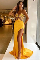 Beautiful Woven Satin With Appliques Sweetheart Sleeveless Prom Dress-ballbellauk