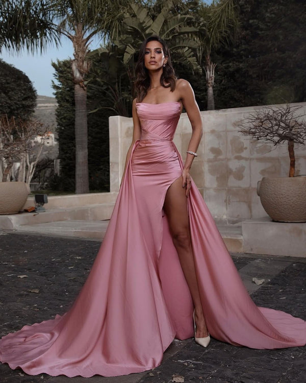 Candy Pink, Pearl Blushing Pink Prom Dresses - Ballbella UK ballbellauk Candy Pink, Pearl Blushing Pink Prom Dresses - Ballbella UK ballbellauk