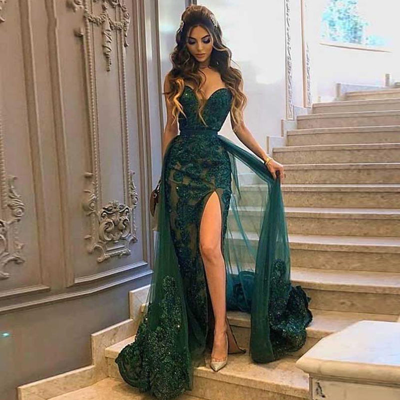 Emerald Green Prom May Ball Dresses Uk Elegant Green Prom Dress Long Ball Dresses With Overskirt Emerald Green Prom May Ball Dresses Uk Elegant Green Prom Dress Long Ball Dresses With Overskirt