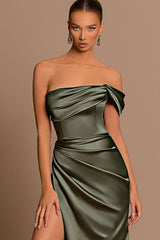 Elegant Off-the-Shoulder Formal Wears Mermaid Long With Split-ballbellauk