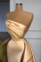 FabulousChampagne Prom Dress Side Split Evening Ball Dresses Long-ballbellauk