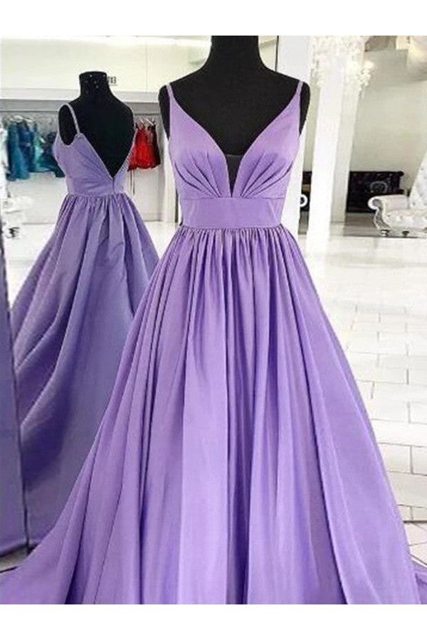 Glamorous Party Dress Ruffles V-neck Sleeveless Prom Dress-ballbellauk