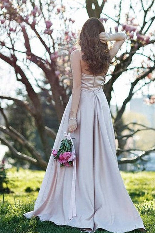 Gorgeous Halter Sleeveless Prom Dress Long Online-ballbellauk