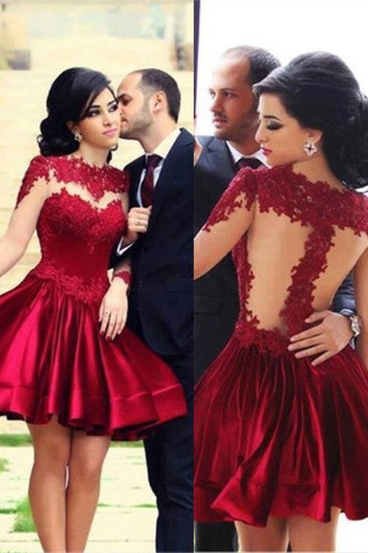 Gorgeous Long Sleeves Elegant Evening Dress-ballbellauk