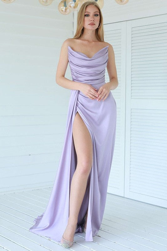 Gorgeous Ruched Sweetheart Sleeveless Prom Dress-ballbellauk