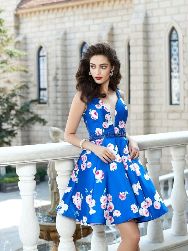 Gorgeous Straps Sleeveless Crystal Elegant Evening Dress-ballbellauk