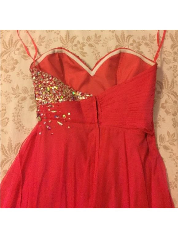 Gorgeous Sweetheart Beading Sleeveless Long Chiffon Plus Size Prom Dress-ballbellauk
