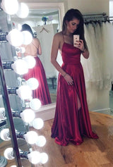 Mermaid Slit Spaghetti-Straps Prom Dress UK-ballbellauk