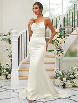 Pretty Square Sleeveless Bridesmaid Dresses-Ballbella