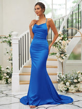 Pretty Square Sleeveless Bridesmaid Dresses-Ballbella