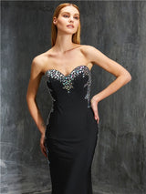 SheathSweetheart Sequin Sleeveless Spandex Prom Dress-ballbellauk