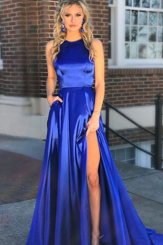 Sleeveless Amazing Jewel Ruffles Stretch Crepe Prom Dress-ballbellauk